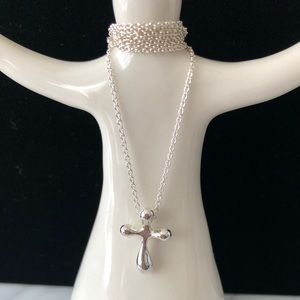 Tiffany & Co. Cross Pendant (18” necklace)